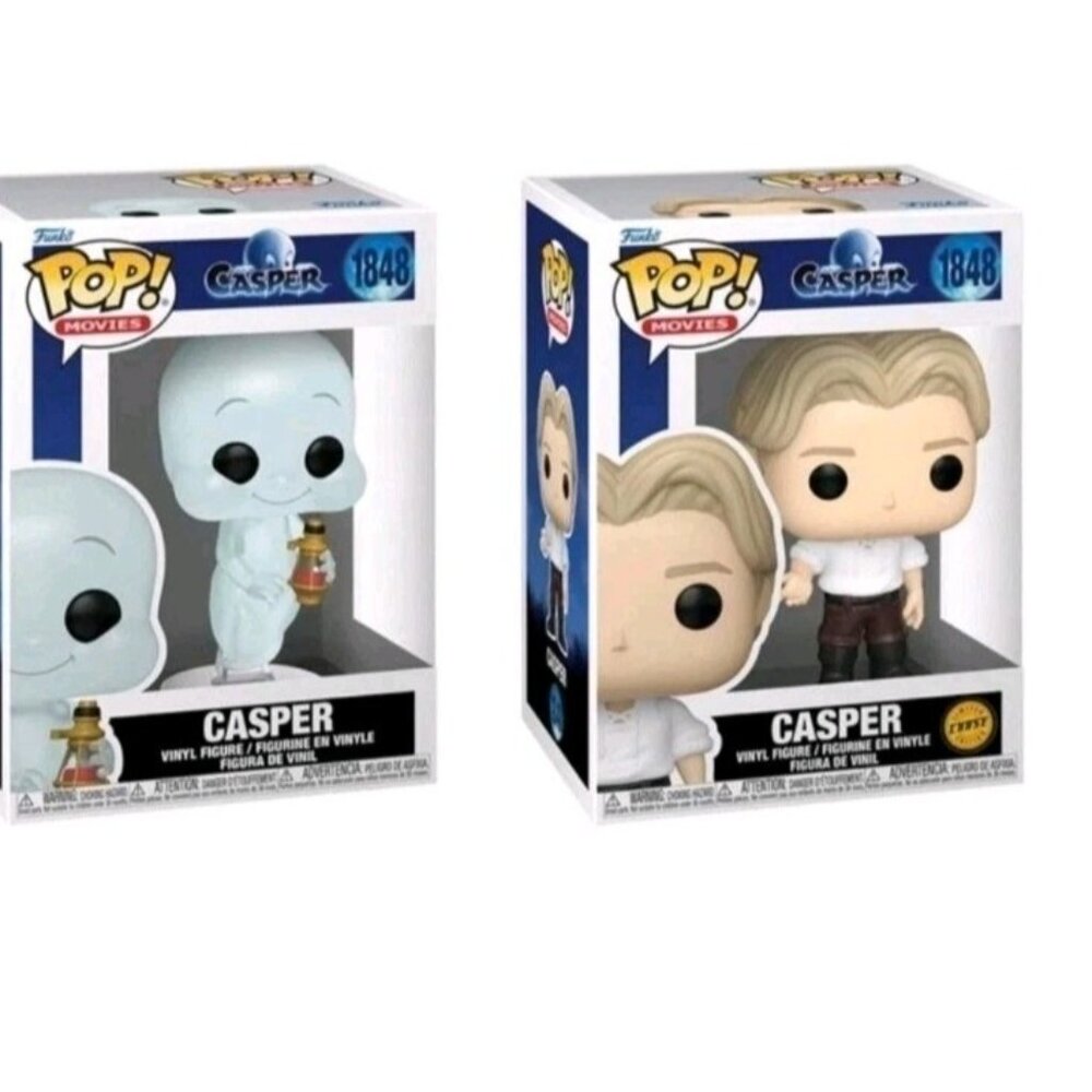 Funko Pop! Casper 1848 Chase & Common Bundle Pack of 2 Figures w/ Protectors